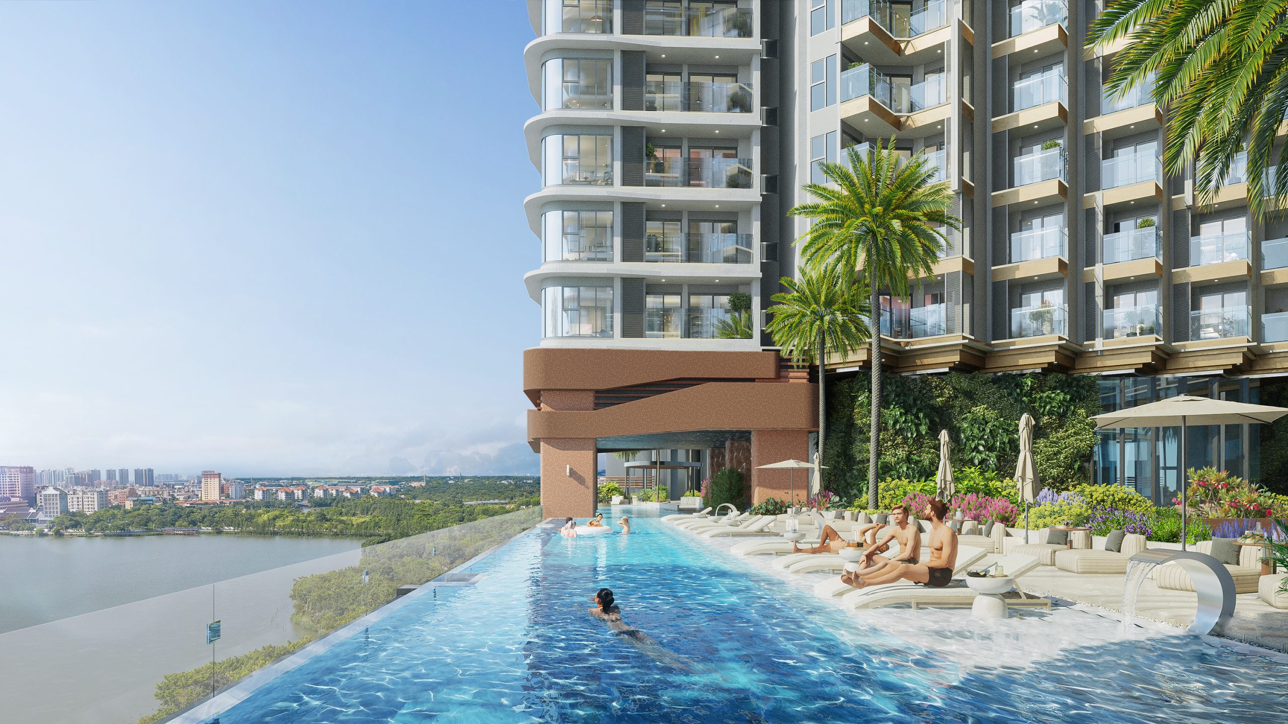 Bể bơi vô cực Imperia Holiday Hạ Long
