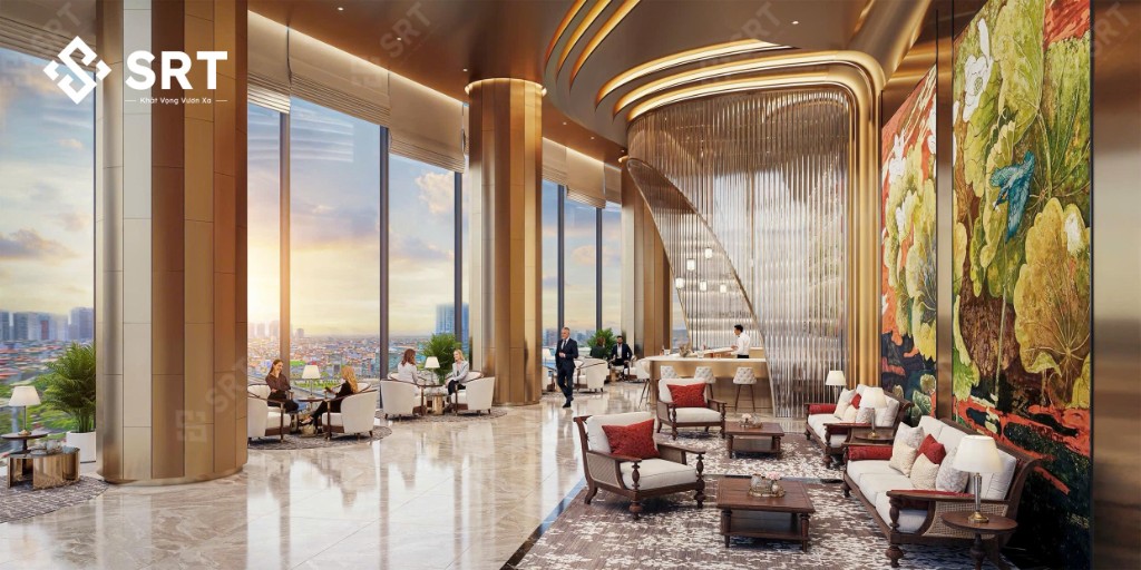 Phối cảnh sky lounge Sun Glory Residence