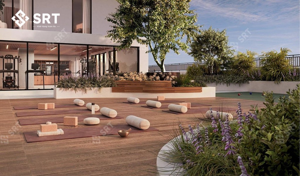 Phối cảnh sân yoga Sun Glory Residence