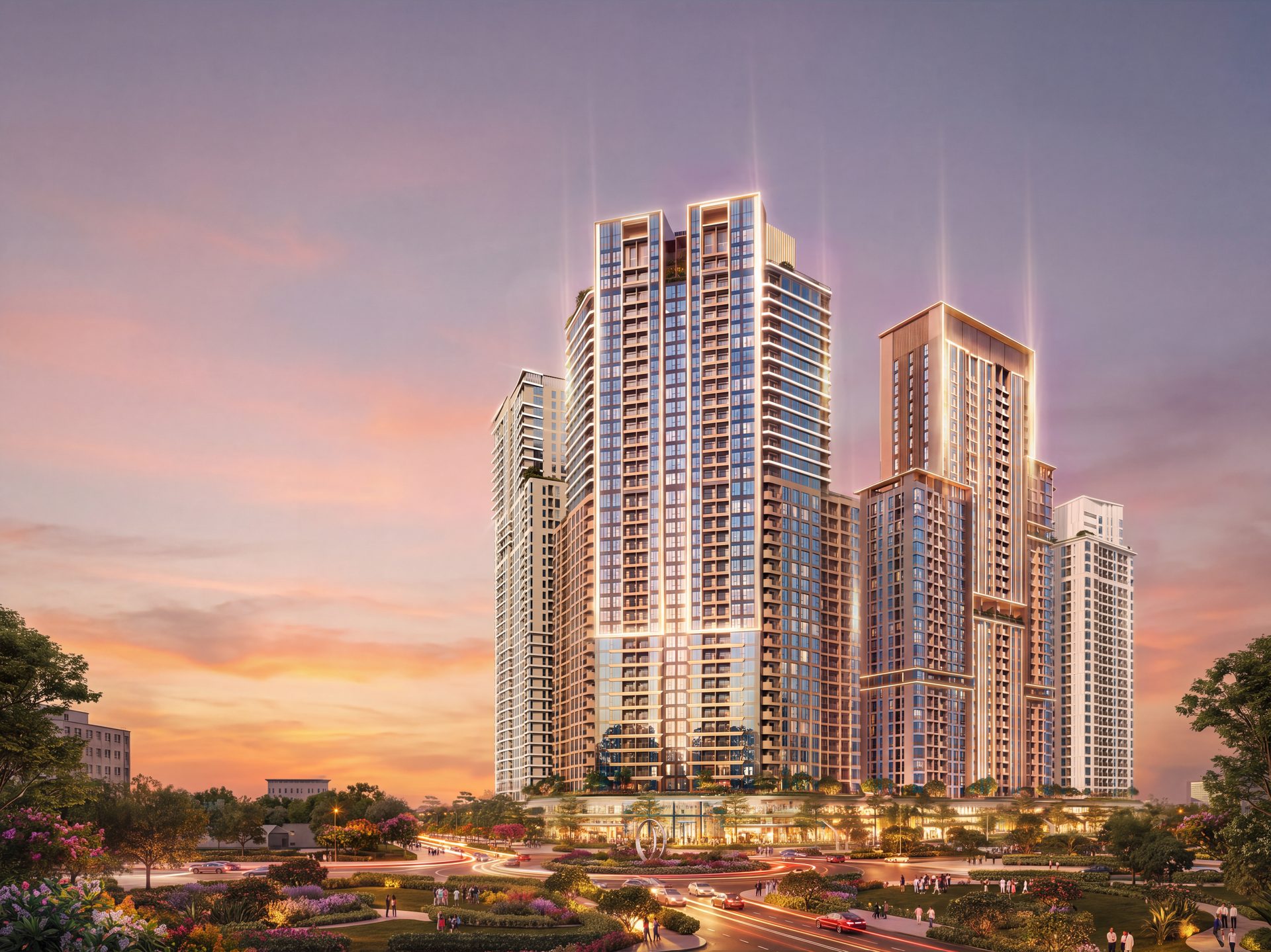 Phối cảnh hoàng hôn Sun Trường Vinh