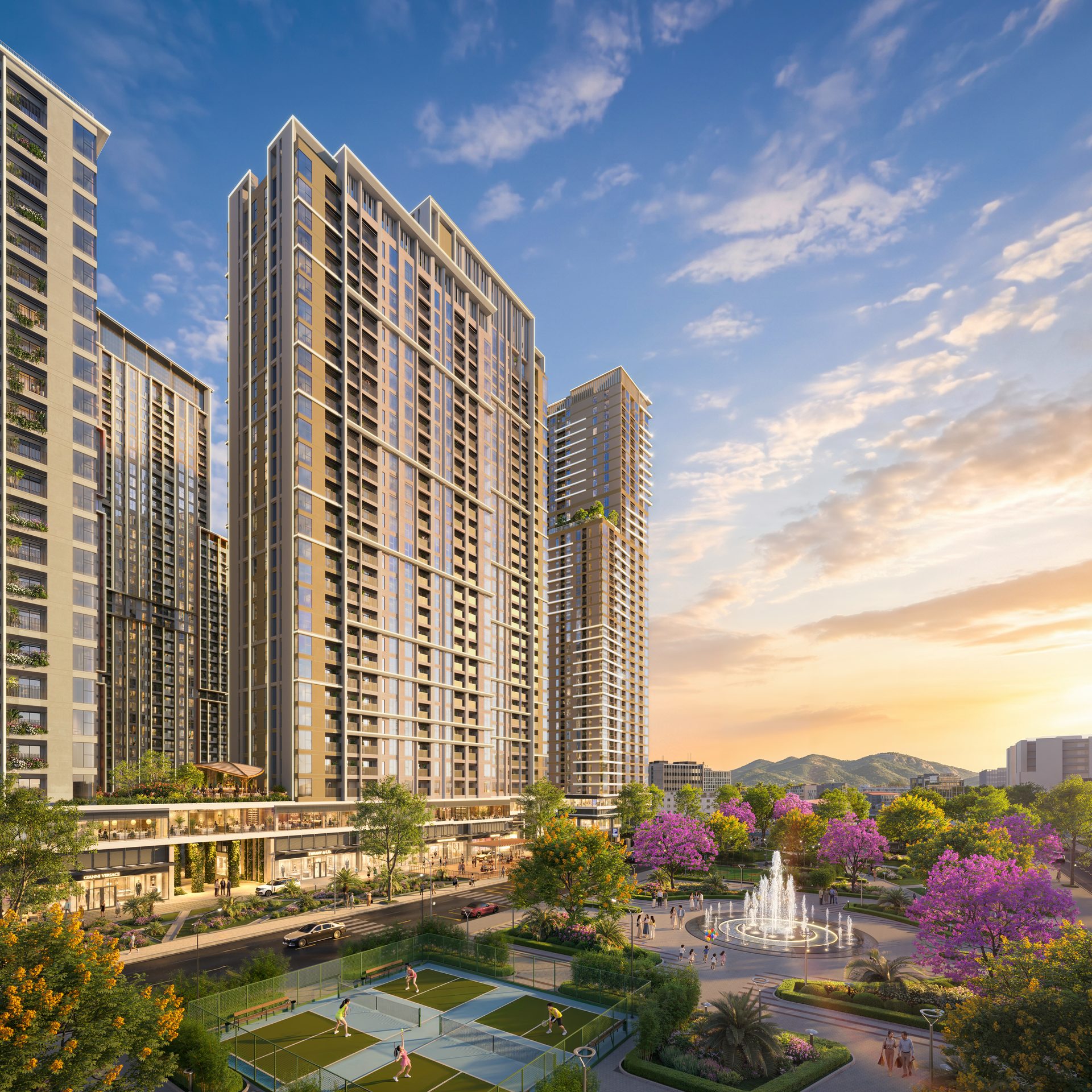 Phối cảnh kiến trúc Tháp Legend