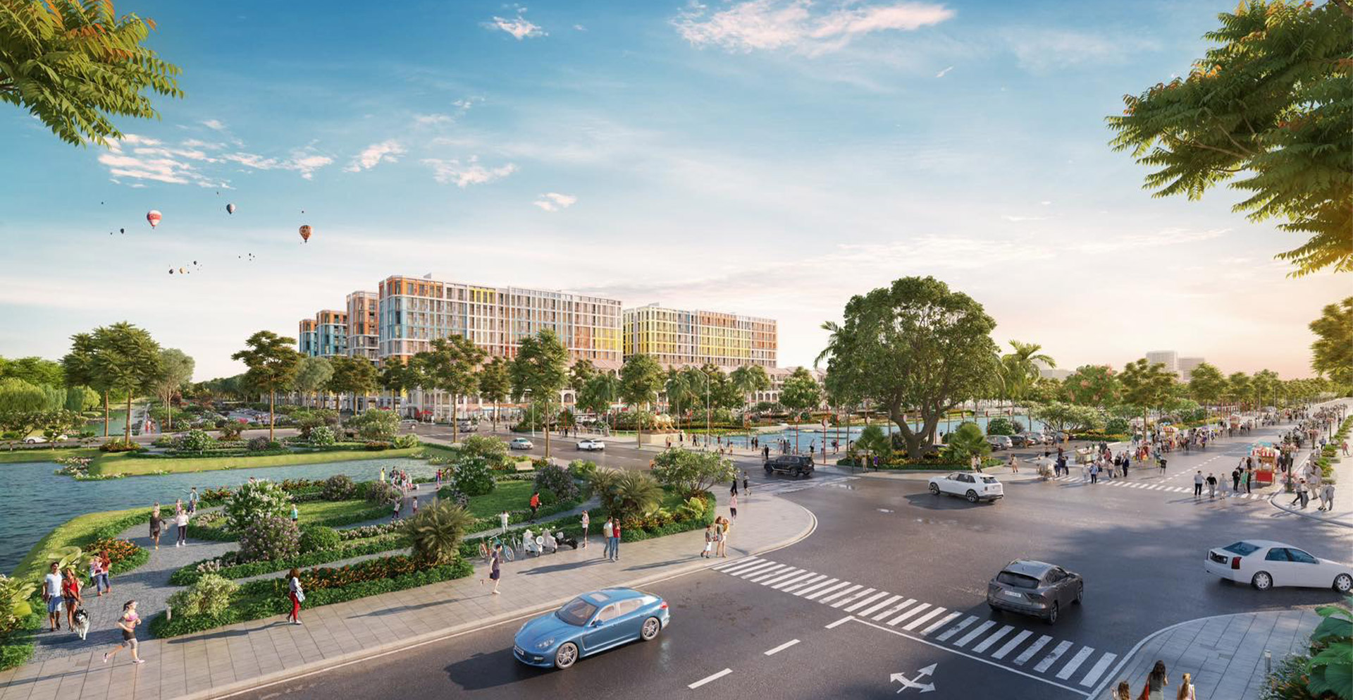 Phối cảnh phố Sun Urban City